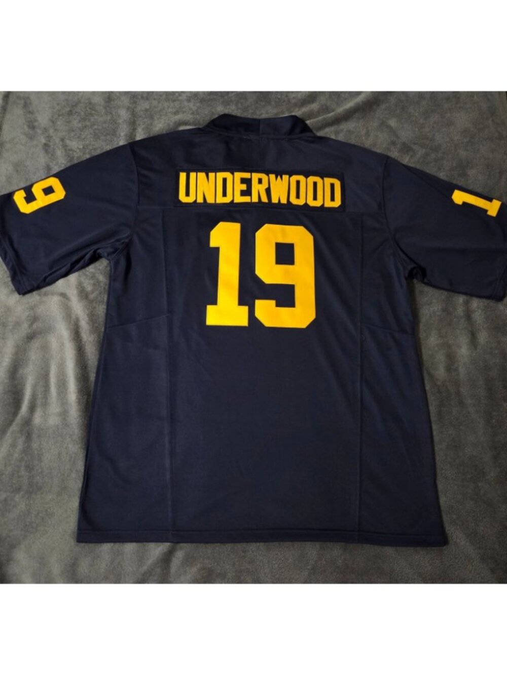 Bryce Underwood Kids Navy Vapor Stitched Jersey
